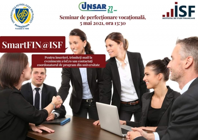 Seminar de perfecționare vocațională SmartFIN@ISF