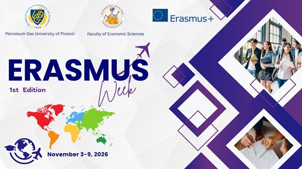 Prima ediție a Eramus Week, 3-9 November 2026